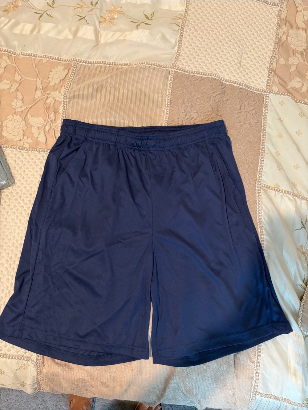 Set of 4 Men's Athletic Training Shorts — Navy